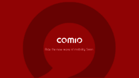 What Comio.in website looked like in 2017 (6 years ago)