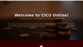 What Cicu.com website looked like in 2017 (6 years ago)