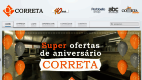 What Corretanet.com.br website looked like in 2017 (6 years ago)