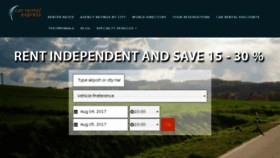 What Carrentalsmiami.com website looked like in 2017 (7 years ago)