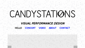 What Candystations.com website looked like in 2017 (6 years ago)