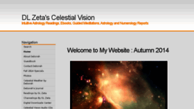 What Celestialvision.org website looked like in 2017 (6 years ago)