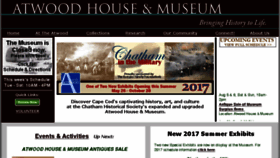 What Chathamhistoricalsociety.org website looked like in 2017 (6 years ago)