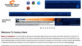 What Centurybank.net website looked like in 2017 (6 years ago)