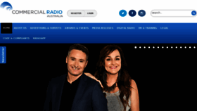 What Commercialradio.com.au website looked like in 2017 (6 years ago)