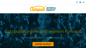 What Catapult.org website looked like in 2017 (6 years ago)