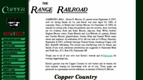 What Copperrange.org website looked like in 2017 (8 years ago)