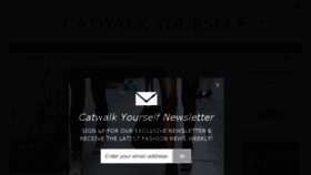 What Catwalkyourself.com website looked like in 2017 (6 years ago)