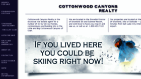 What Cottonwoodcanyonsrealty.com website looked like in 2017 (6 years ago)
