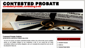 What Contested-probate.co.uk website looked like in 2017 (6 years ago)
