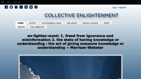 What Collectiveenlightenment.com website looked like in 2017 (6 years ago)