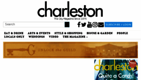 What Charlestonmag.com website looked like in 2017 (6 years ago)