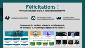 What Creer-un-site.fr website looked like in 2017 (6 years ago)