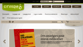 What Citinspir.fr website looked like in 2017 (8 years ago)
