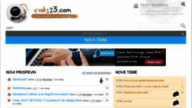 What Cvek123.com website looked like in 2017 (6 years ago)