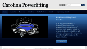 What Carolinapowerlifting.com website looked like in 2017 (6 years ago)