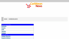 What Caribbeannews.com website looked like in 2017 (6 years ago)