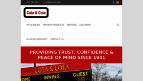 What Cotaoil.com website looked like in 2017 (6 years ago)