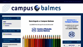 What Campusbalmes.com website looked like in 2017 (6 years ago)