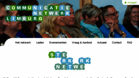 What Communicatienetwerklimburg.nl website looked like in 2017 (6 years ago)