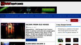 What Crazyescapegames.com website looked like in 2017 (6 years ago)