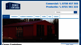 What Ceres-container.ro website looked like in 2017 (6 years ago)