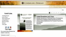 What Contemplativeoutreach.org website looked like in 2017 (6 years ago)