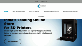 What Clarity3dprinting.com website looked like in 2017 (6 years ago)