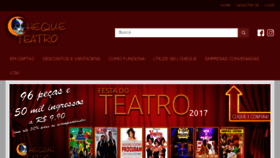 What Chequeteatro.com.br website looked like in 2017 (6 years ago)