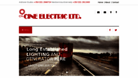 What Cine-electric.ie website looked like in 2017 (6 years ago)
