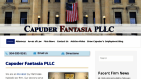 What Capuderfantasia.com website looked like in 2017 (6 years ago)