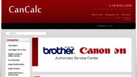 What Cancalc.com.au website looked like in 2017 (6 years ago)