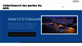 What Cybersearch.fr website looked like in 2017 (6 years ago)