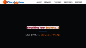 What Cloudmellow.com website looked like in 2017 (6 years ago)
