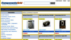 What Componentsgrid.com website looked like in 2017 (6 years ago)