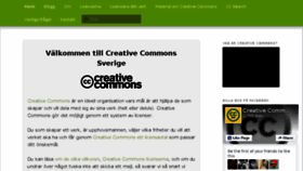 What Creativecommons.se website looked like in 2017 (6 years ago)