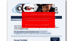 What Ccaccounting.com.au website looked like in 2017 (6 years ago)