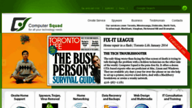 What Computersquad.ca website looked like in 2017 (6 years ago)