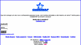 What Cidadewap.mobi website looked like in 2017 (6 years ago)