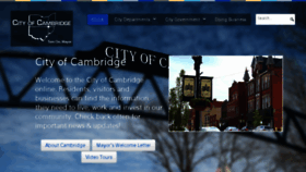 What Cambridgeoh.org website looked like in 2017 (6 years ago)