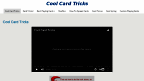 What Coolcardtricks.net website looked like in 2017 (6 years ago)