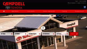What Campbelltoyota.ca website looked like in 2017 (6 years ago)