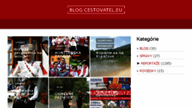 What Cestovatel.eu website looked like in 2017 (6 years ago)