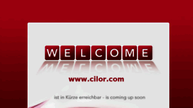 What Cilor.com website looked like in 2017 (6 years ago)
