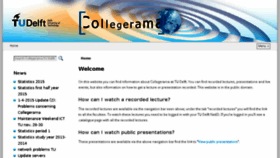 What Collegerama.nl website looked like in 2017 (6 years ago)