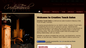 What Creativetouchsalon.net website looked like in 2017 (6 years ago)