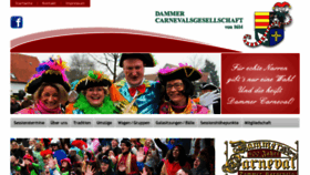 What Carneval-in-damme.de website looked like in 2017 (6 years ago)