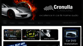 What Cronullacarsound.com.au website looked like in 2017 (6 years ago)
