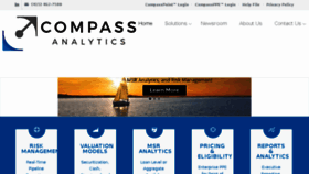 What Compass-analytics.com website looked like in 2017 (6 years ago)