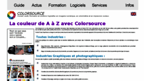 What Color-source.net website looked like in 2017 (6 years ago)